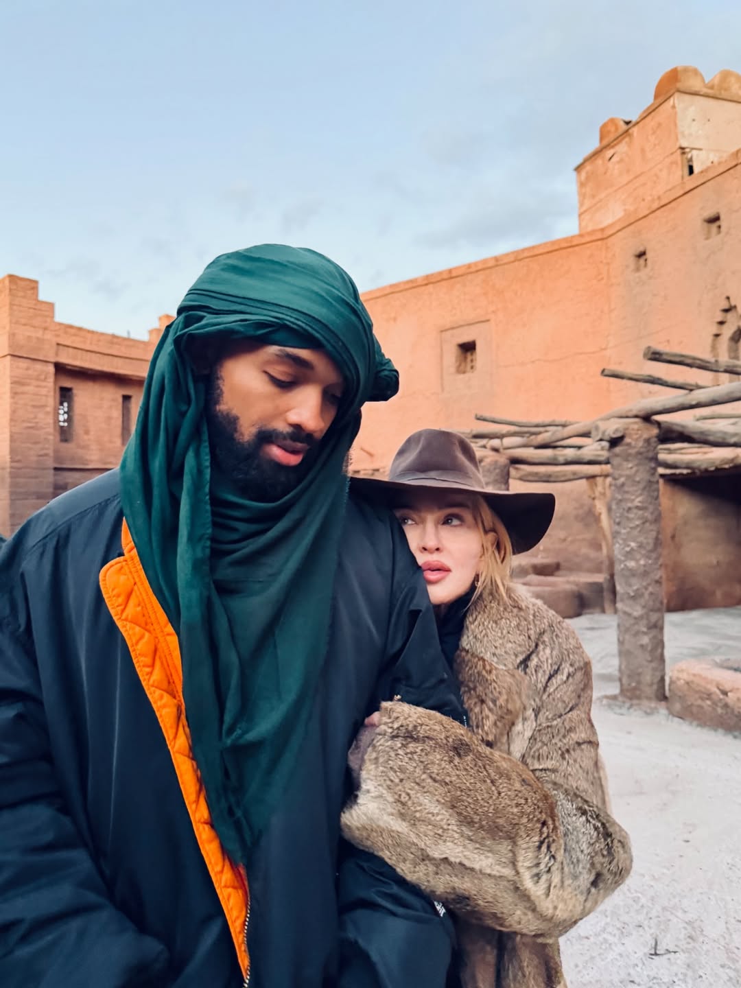 In the heart of the desert: Madonna vacations in Morocco with her boyfriend and children