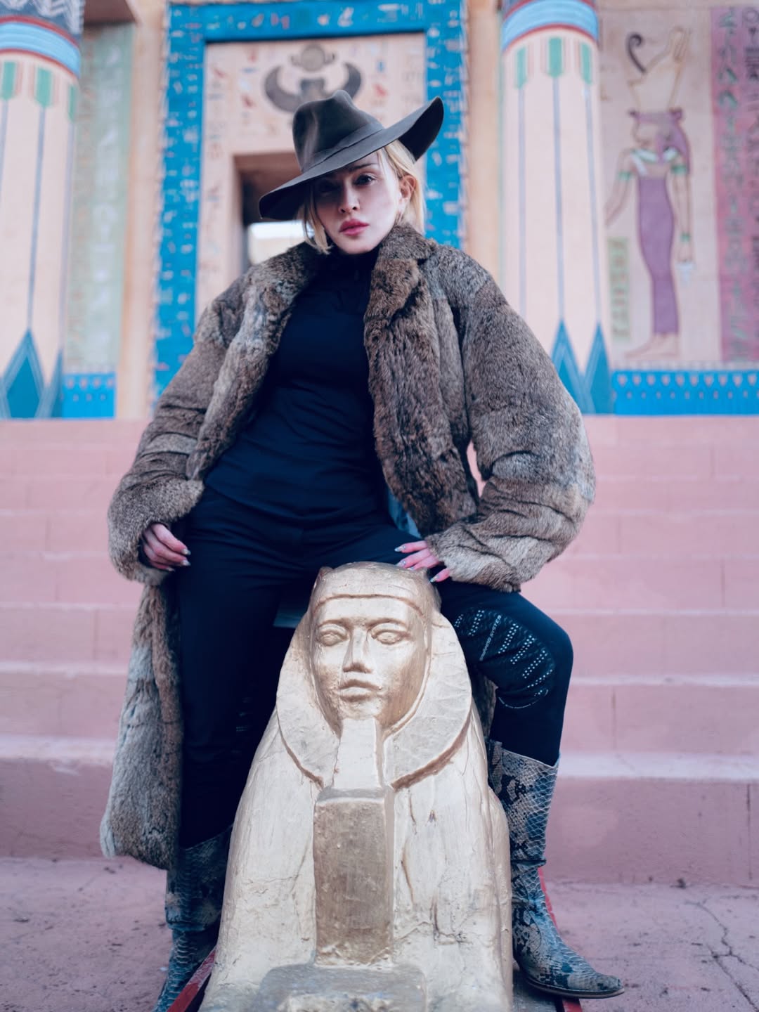 In the heart of the desert: Madonna vacations in Morocco with her boyfriend and children