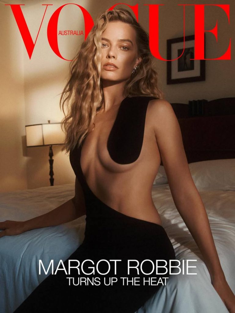 Zur&uuml;ckhaltende Leidenschaft: Margot Robbie und Jacob Elordi auf dem Cover der Vogue