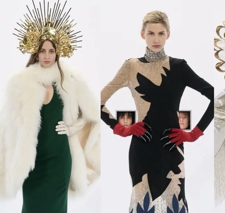 Eklektik in den Looks und Guckfenster für das Publikum: womit die Valentino-Show überraschte