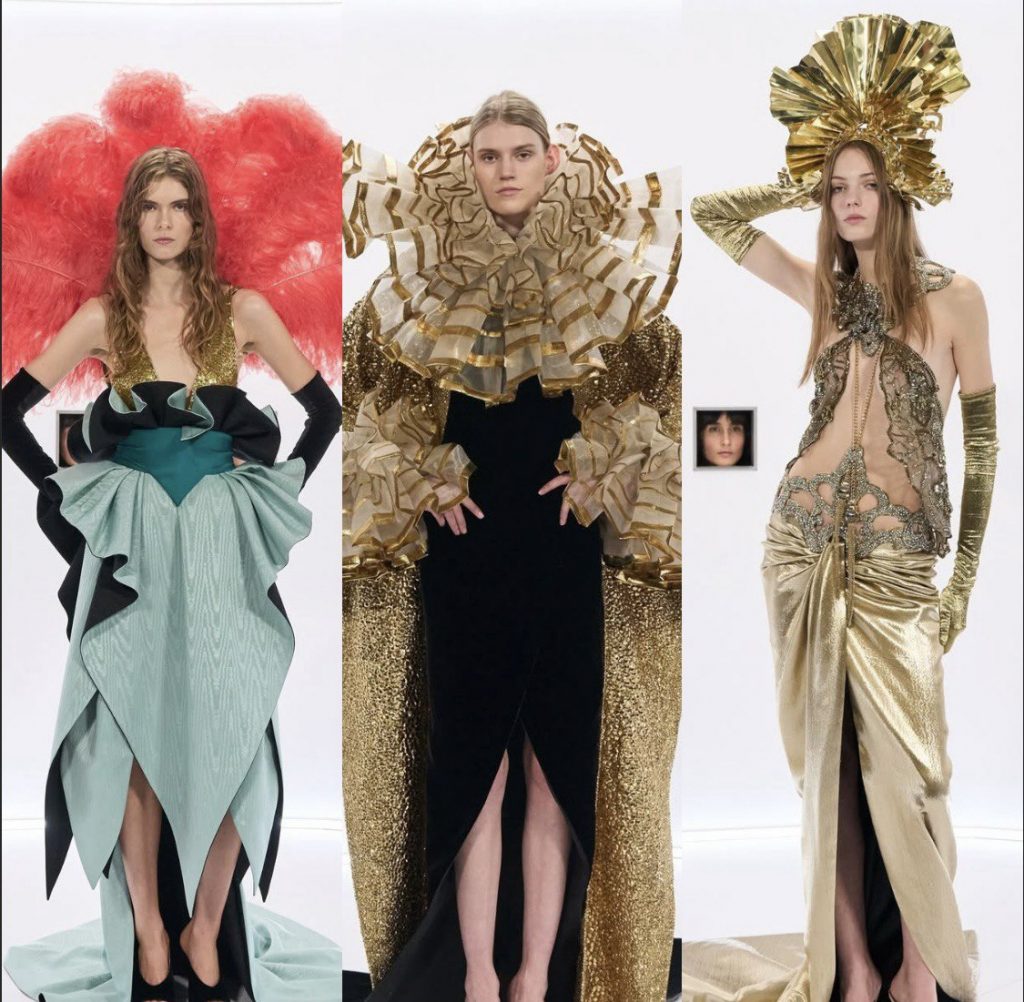 Eklektik in den Looks und Guckfenster f&uuml;r das Publikum: womit die Valentino-Show &uuml;berraschte