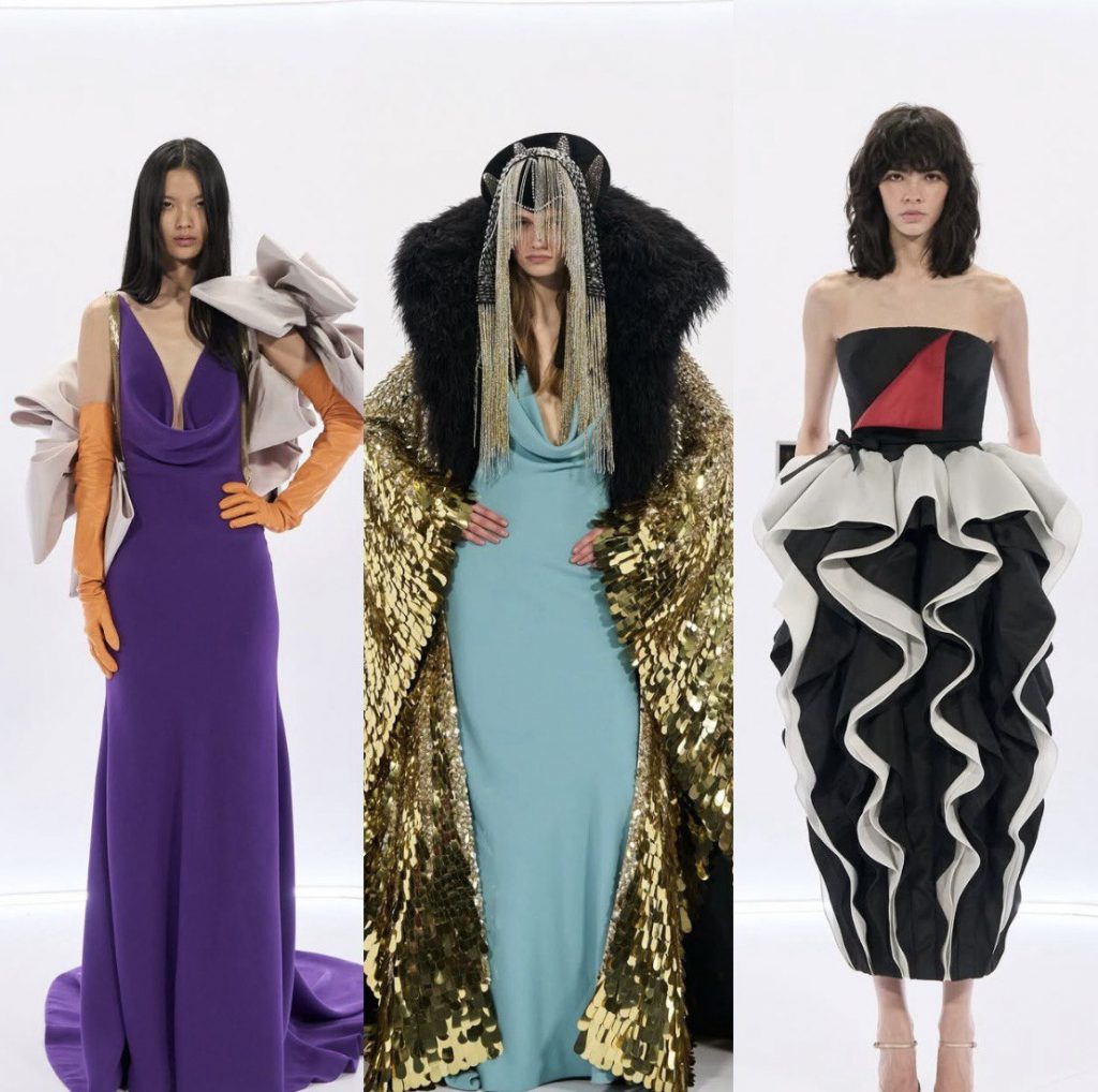 Eklektik in den Looks und Guckfenster f&uuml;r das Publikum: womit die Valentino-Show &uuml;berraschte