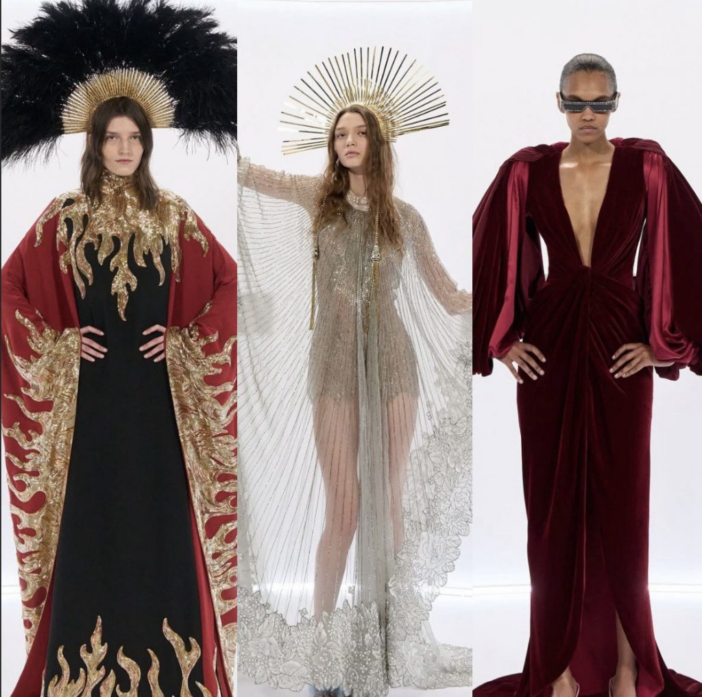 Eklektik in den Looks und Guckfenster f&uuml;r das Publikum: womit die Valentino-Show &uuml;berraschte