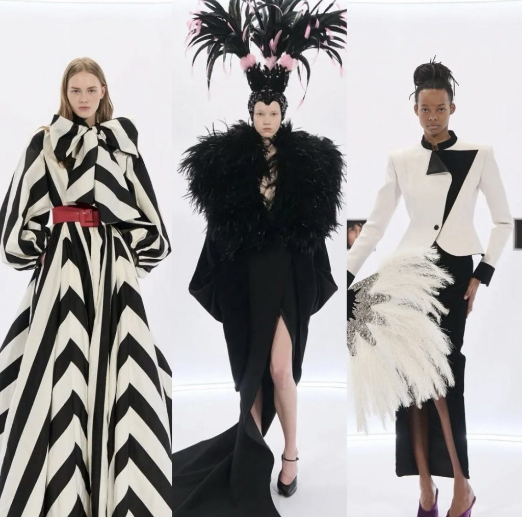 Eklektik in den Looks und Guckfenster f&uuml;r das Publikum: womit die Valentino-Show &uuml;berraschte