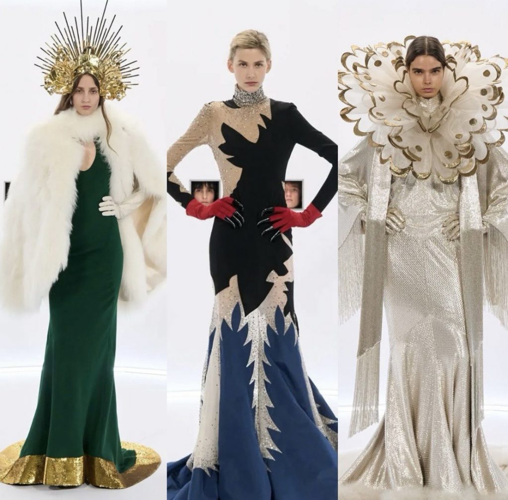 Eklektik in den Looks und Guckfenster f&uuml;r das Publikum: womit die Valentino-Show &uuml;berraschte