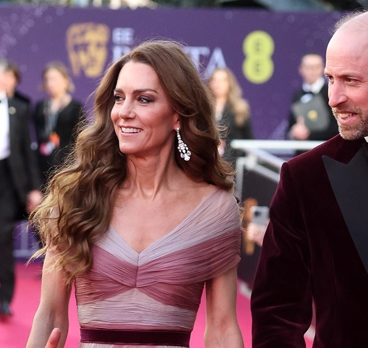 Kate Middleton and Prince William attend the BAFTA film awards