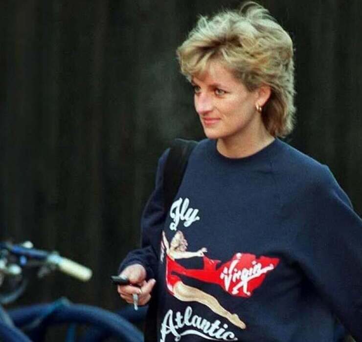 Iconic Item: Princess Diana&rsquo;s Virgin Atlantic Sweatshirt Is Back on Sale