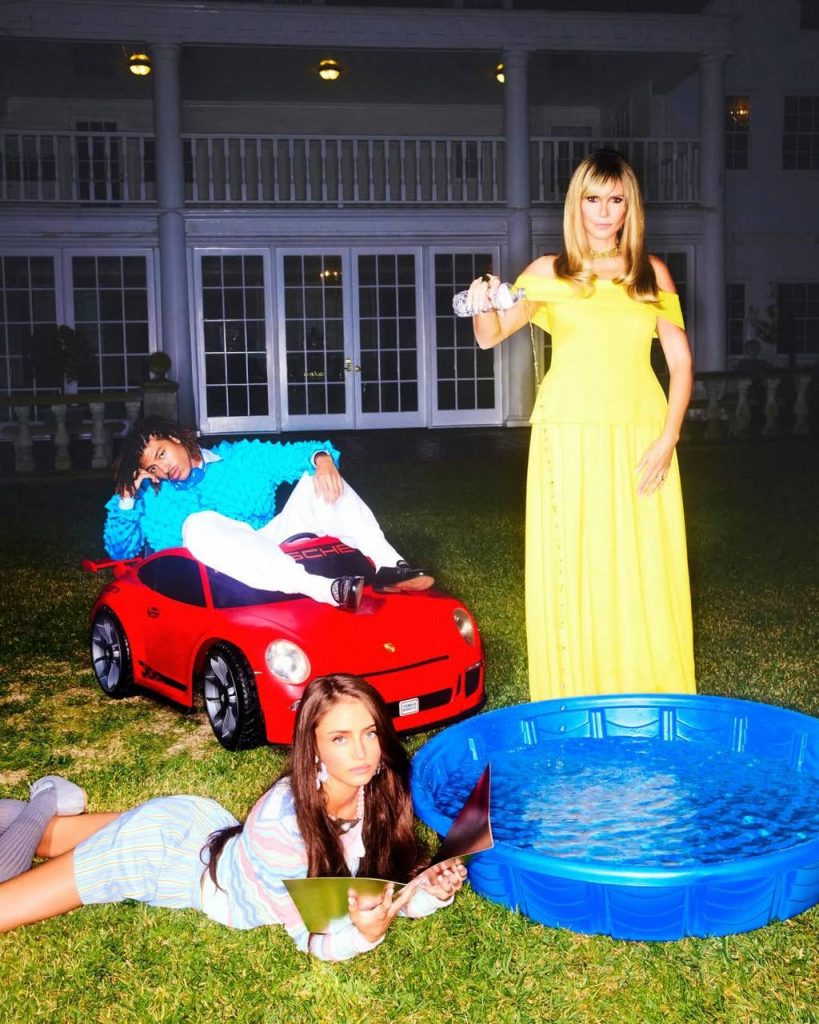 Heidi Klum auf dem Cover von Paper gemeinsam mit ihren Kindern