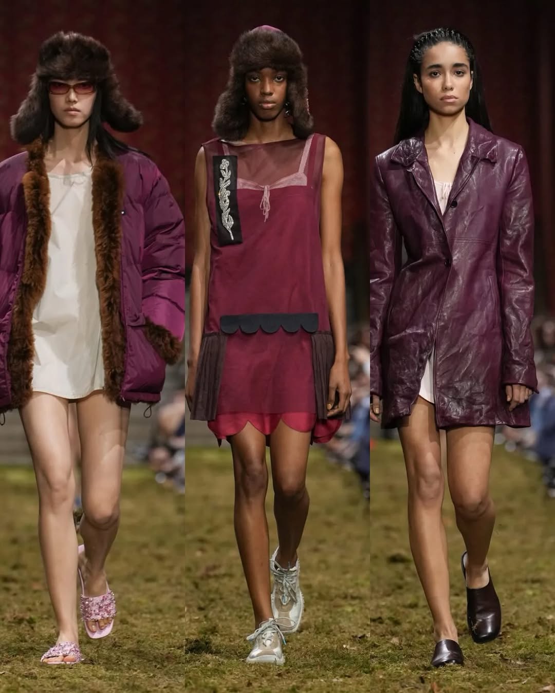 Der Auftritt von Gillian Anderson und ein verzauberter Wald: So verlief die Miu Miu Show FW 26/27