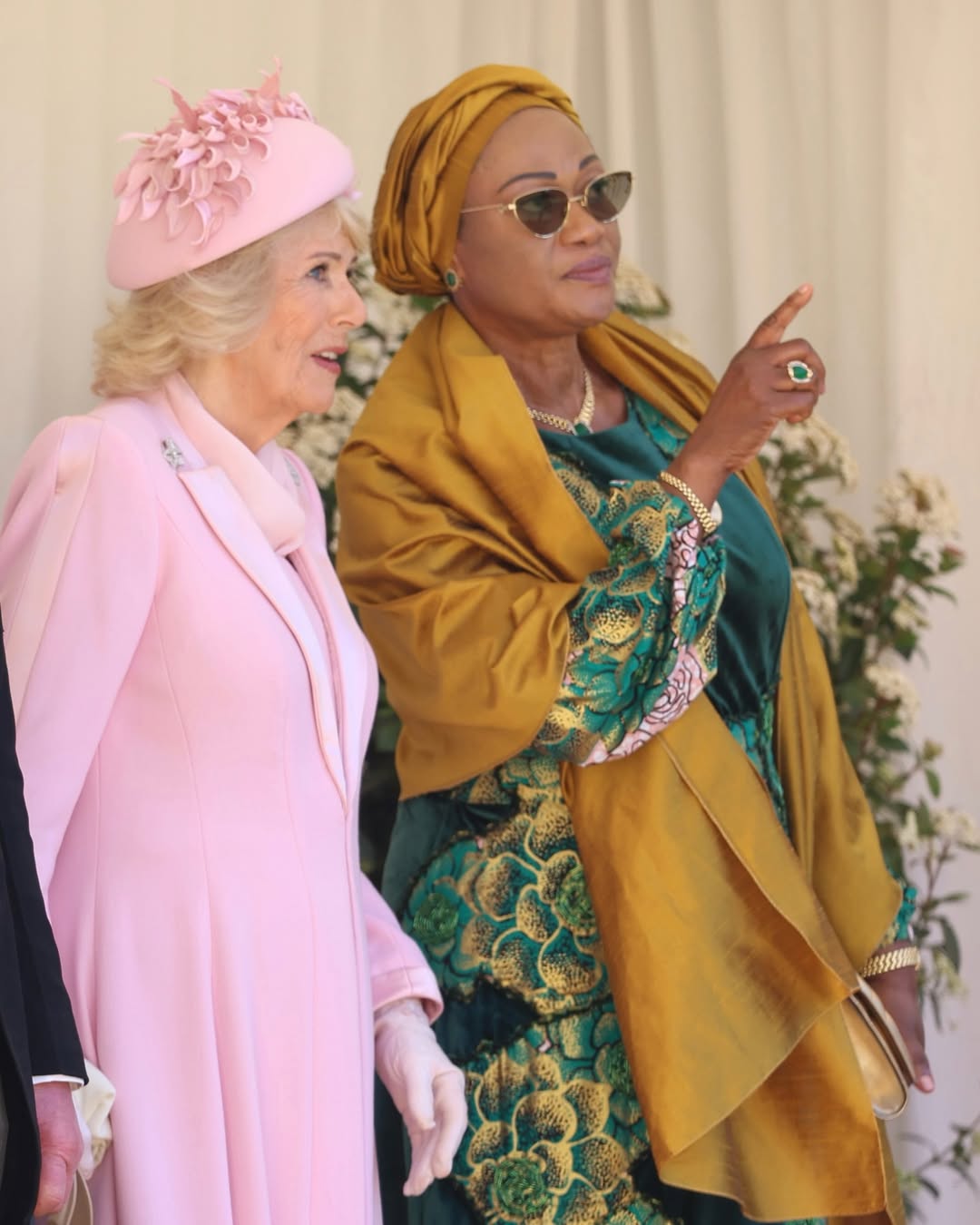 Der Prinz und die Prinzessin von Wales beim Bankett anl&auml;sslich des Besuchs des Pr&auml;sidenten von Nigeria