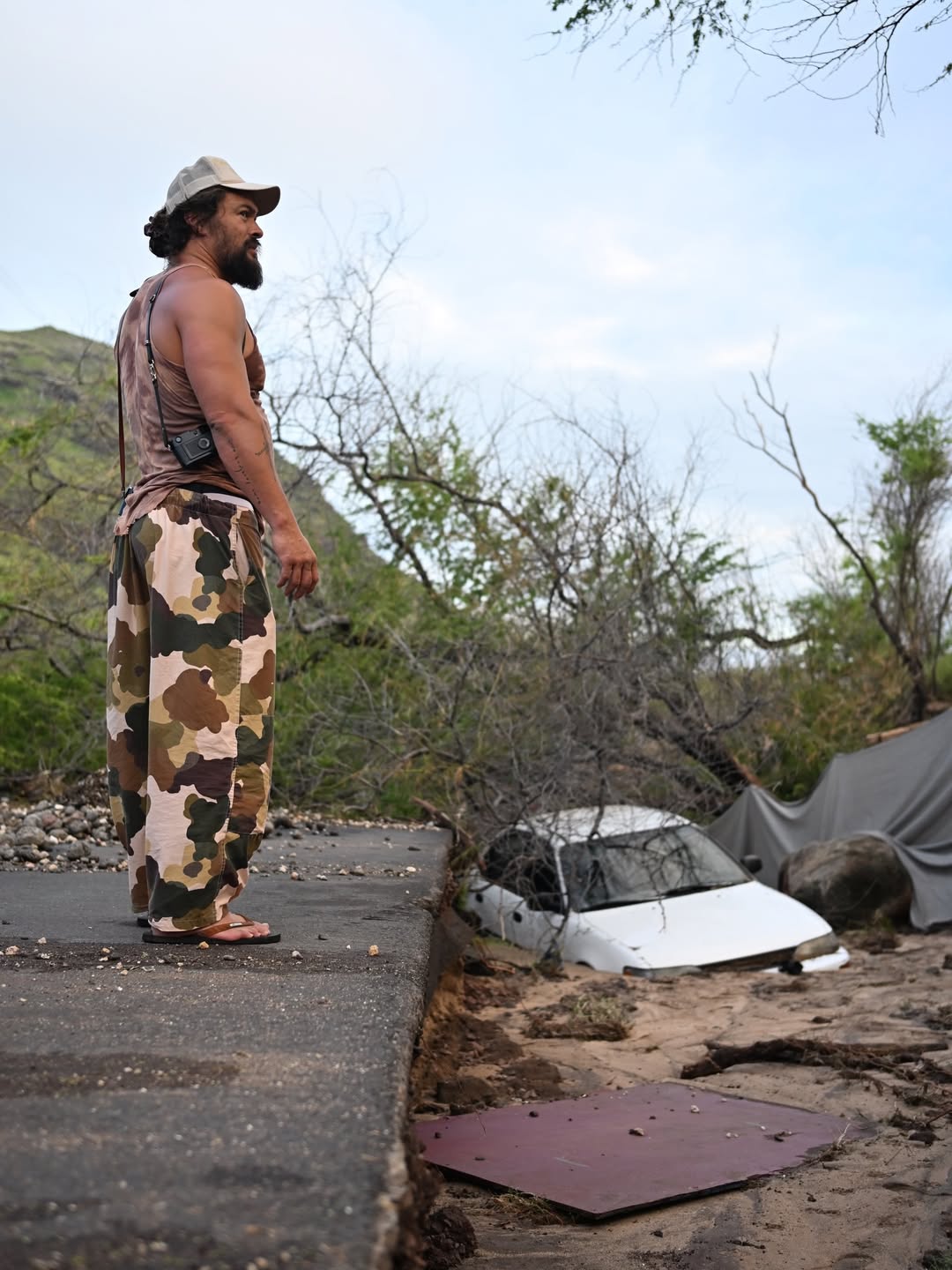 Jason Momoa verl&auml;sst seine Heimat Hawaii in aller Eile