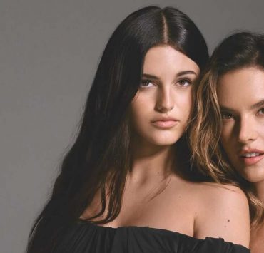 Alessandra Ambrosio steht gemeinsam mit ihrer Tochter für eine Kampagne vor der Kamera