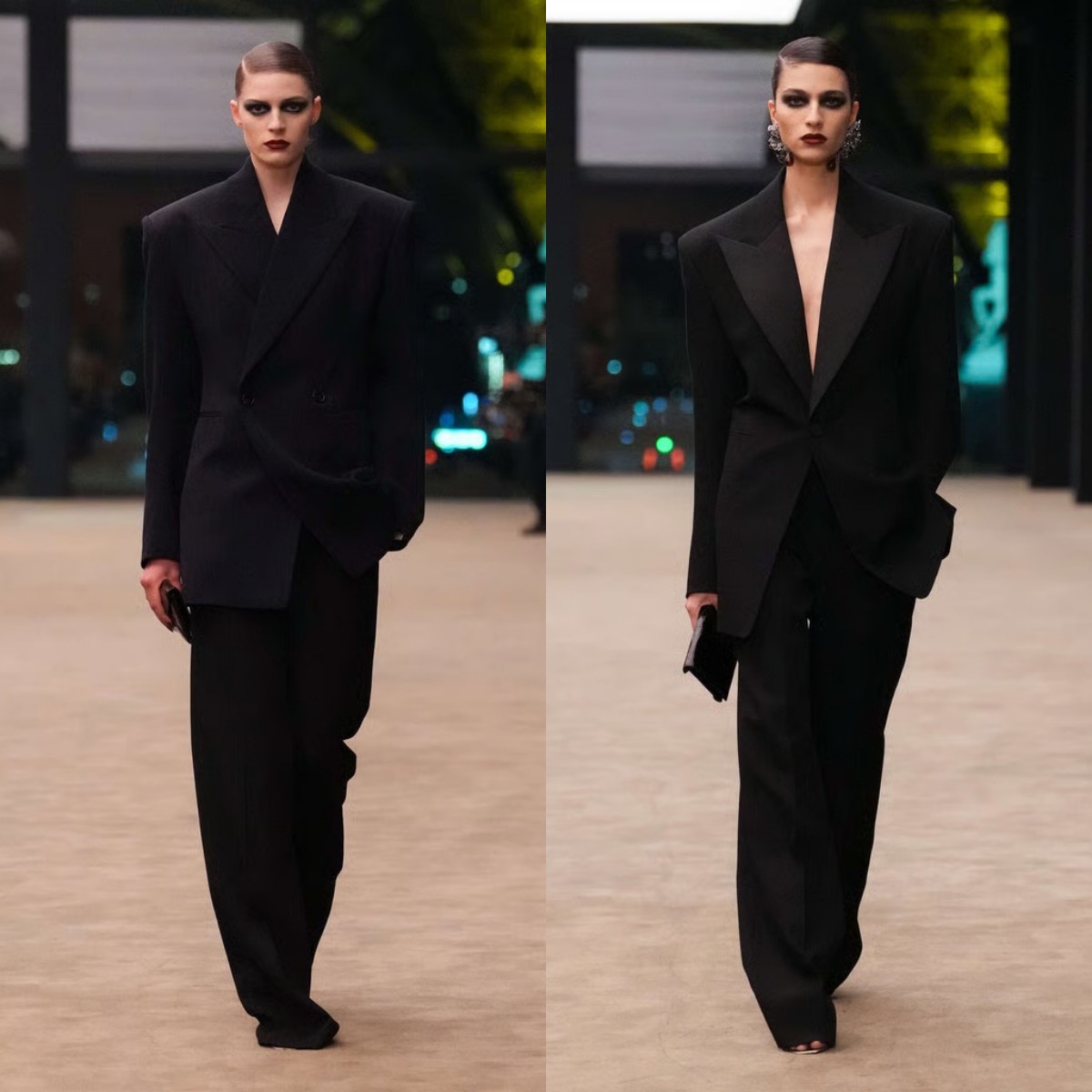 Vor der Kulisse des Eiffelturms: Wie die Show von Saint Laurent in Paris verlief