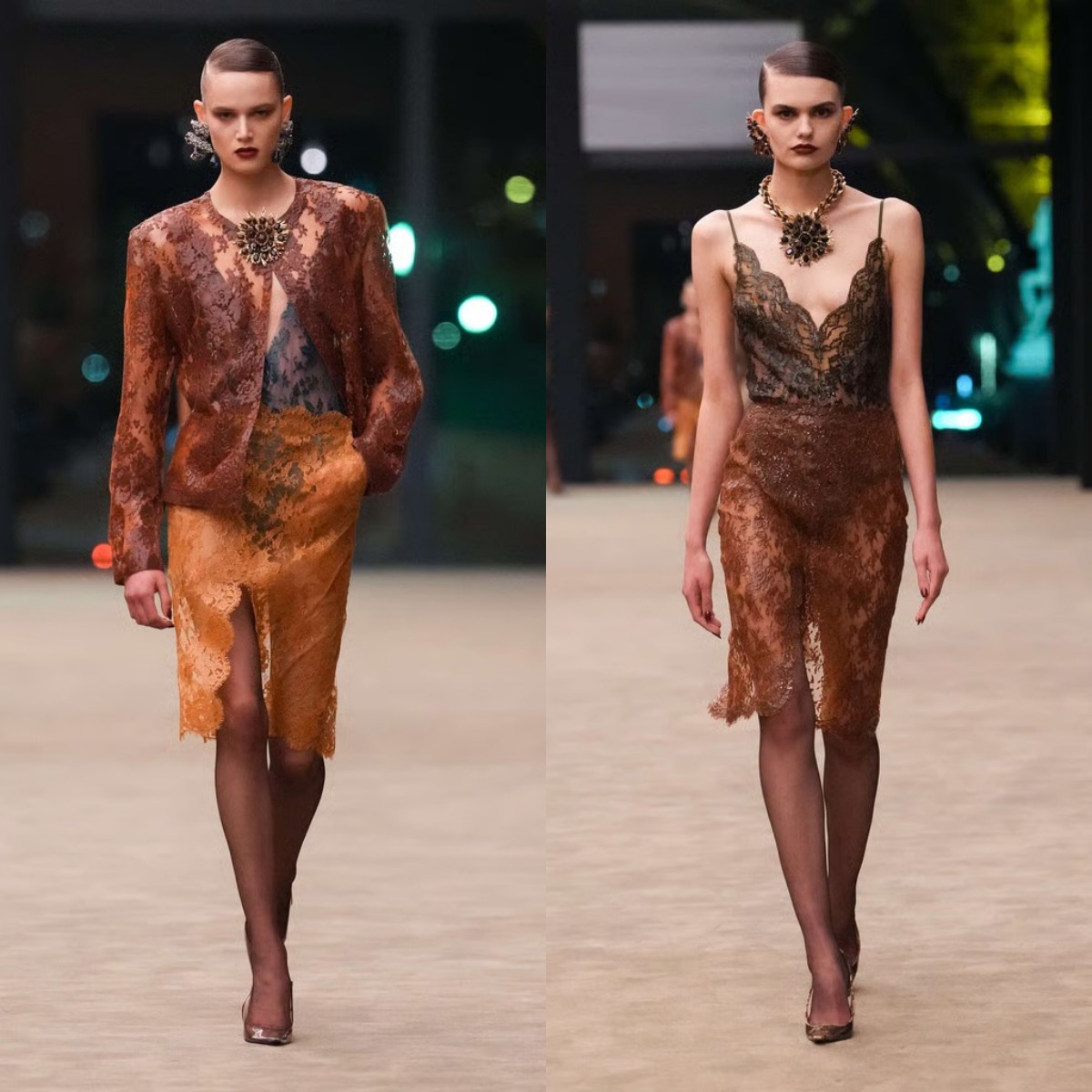 Vor der Kulisse des Eiffelturms: Wie die Show von Saint Laurent in Paris verlief