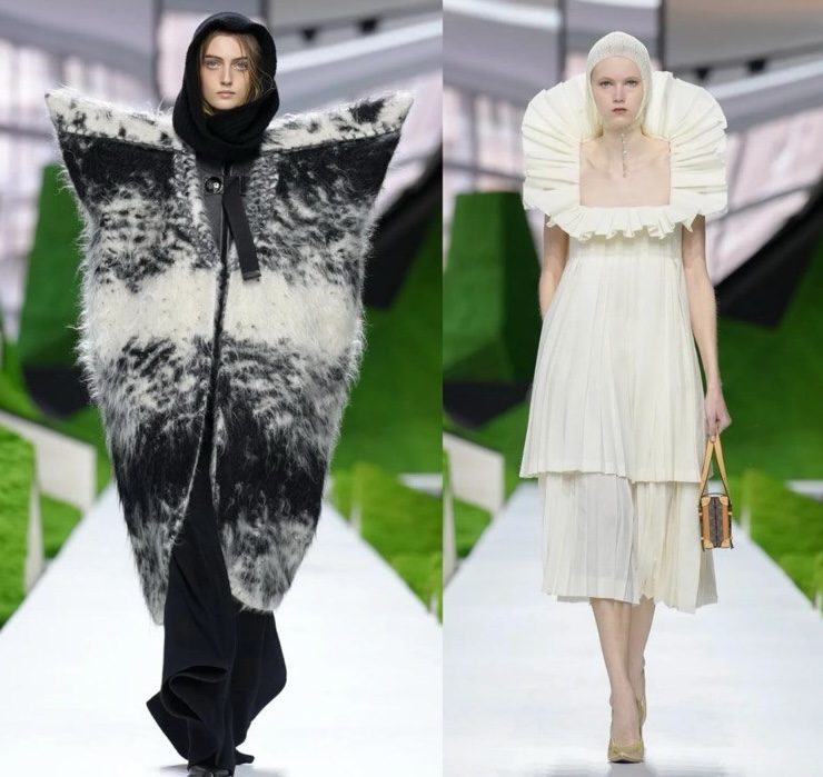 Mittelalterliche und bergische &Auml;sthetik bei der Show von Louis Vuitton