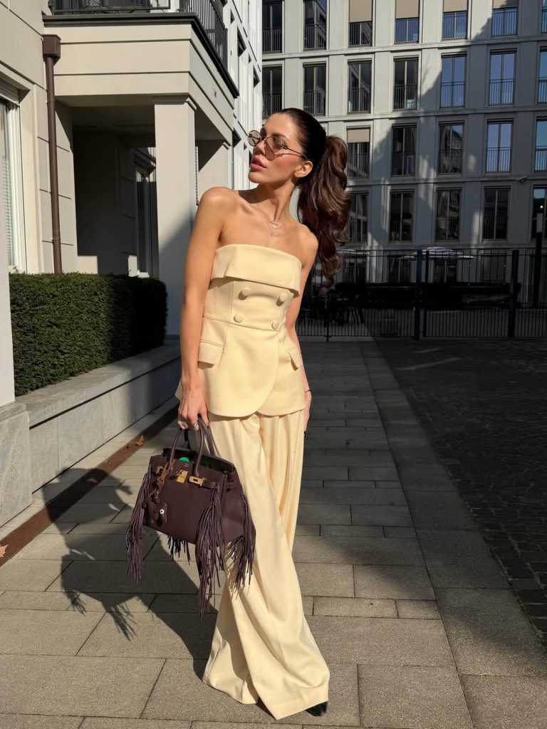 Victoria Swarovski zeigte einen stilvollen Fr&uuml;hlingslook