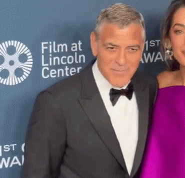 George Clooney mit seiner Ehefrau bei der Verleihung des Charlie-Chaplin-Preises