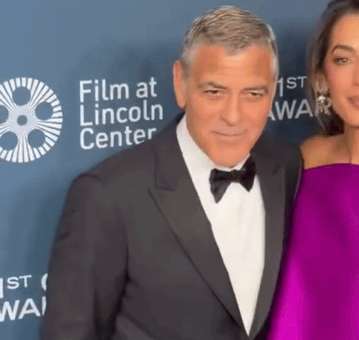 George Clooney mit seiner Ehefrau bei der Verleihung des Charlie-Chaplin-Preises