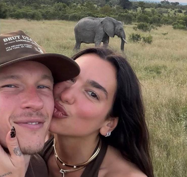 Eine romantische Safari von Dua Lipa und Callum Turner in South Africa
