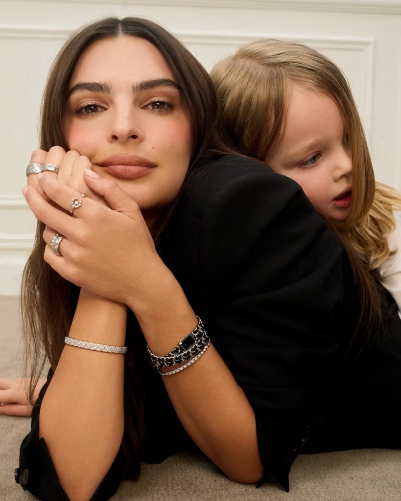 Emily Ratajkowski Appears in Chanel Campaign With Her Son