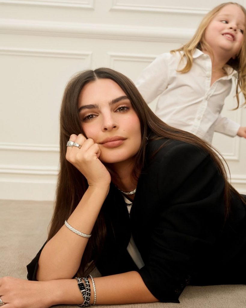 Emily Ratajkowski Appears in Chanel Campaign With Her Son