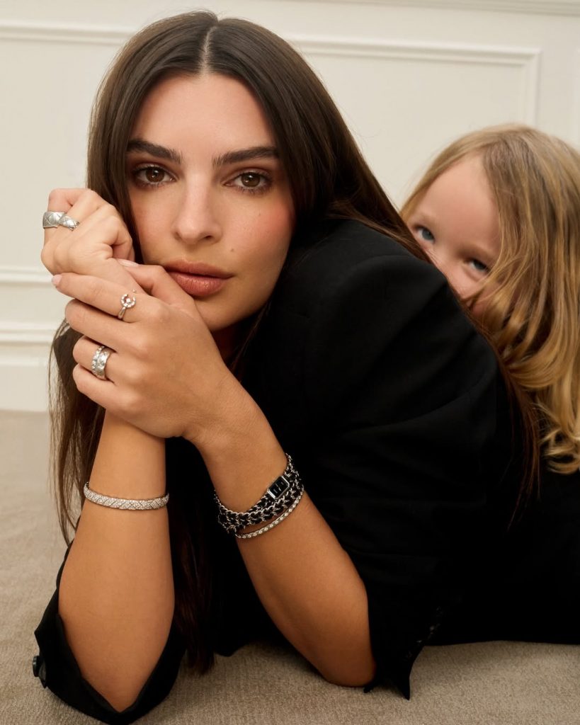 Emily Ratajkowski Appears in Chanel Campaign With Her Son