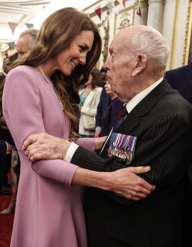 Catherine, Princess of Wales at a reception dedicated to Elizabeth II