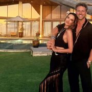 Alessandra Ambrosio steht gemeinsam mit ihrer Tochter f&uuml;r eine Kampagne vor der Kamera