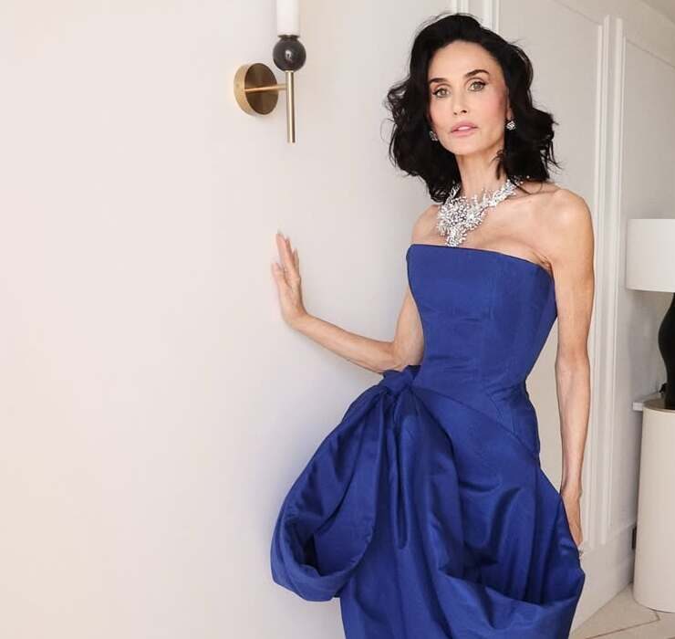 Wearers: Demi Moore in Swarovski jewelry at the Cannes Film Festival