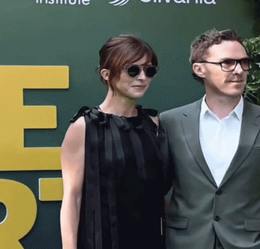 Spektakul&auml;rer Auftritt: Benedict Cumberbatch und Sophie Hunter bei der Premiere in London