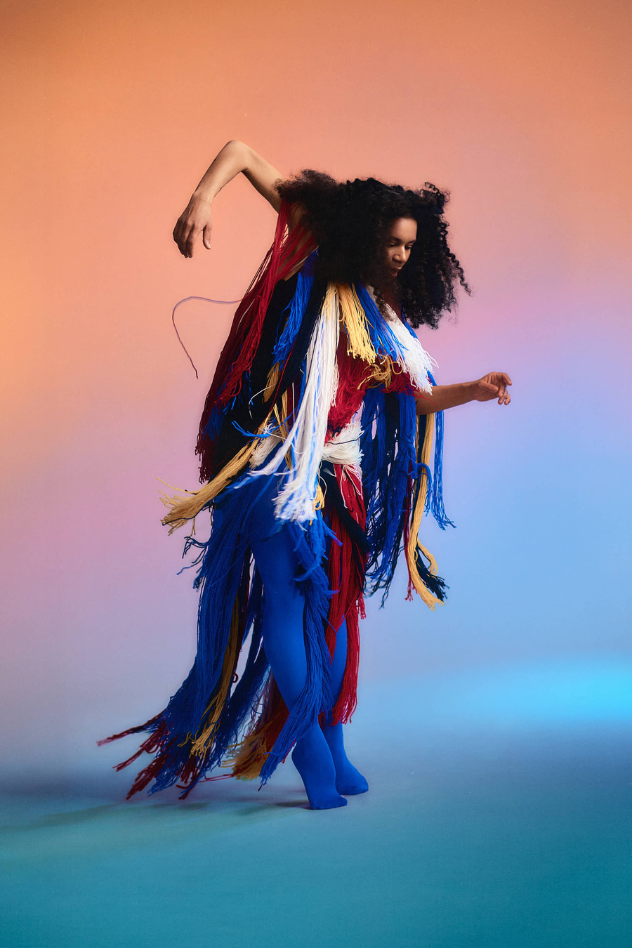 Rebecca Horner wurde zur Muse des neuen Kunstprojekts von Franz Josef Baur «Liquid Presence»