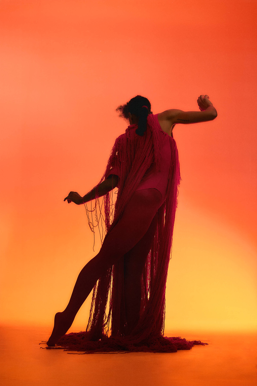 Rebecca Horner wurde zur Muse des neuen Kunstprojekts von Franz Josef Baur «Liquid Presence»