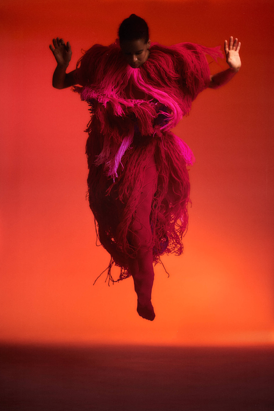 Rebecca Horner wurde zur Muse des neuen Kunstprojekts von Franz Josef Baur «Liquid Presence»