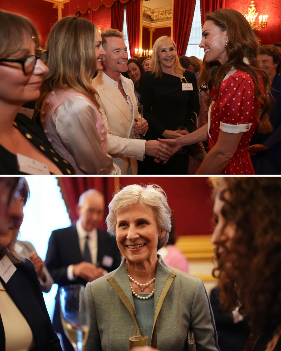 Modischer Auftritt: Die Prinzessin von Wales zeigt eine stilvolle Alternative zum Polka-Dot-Print