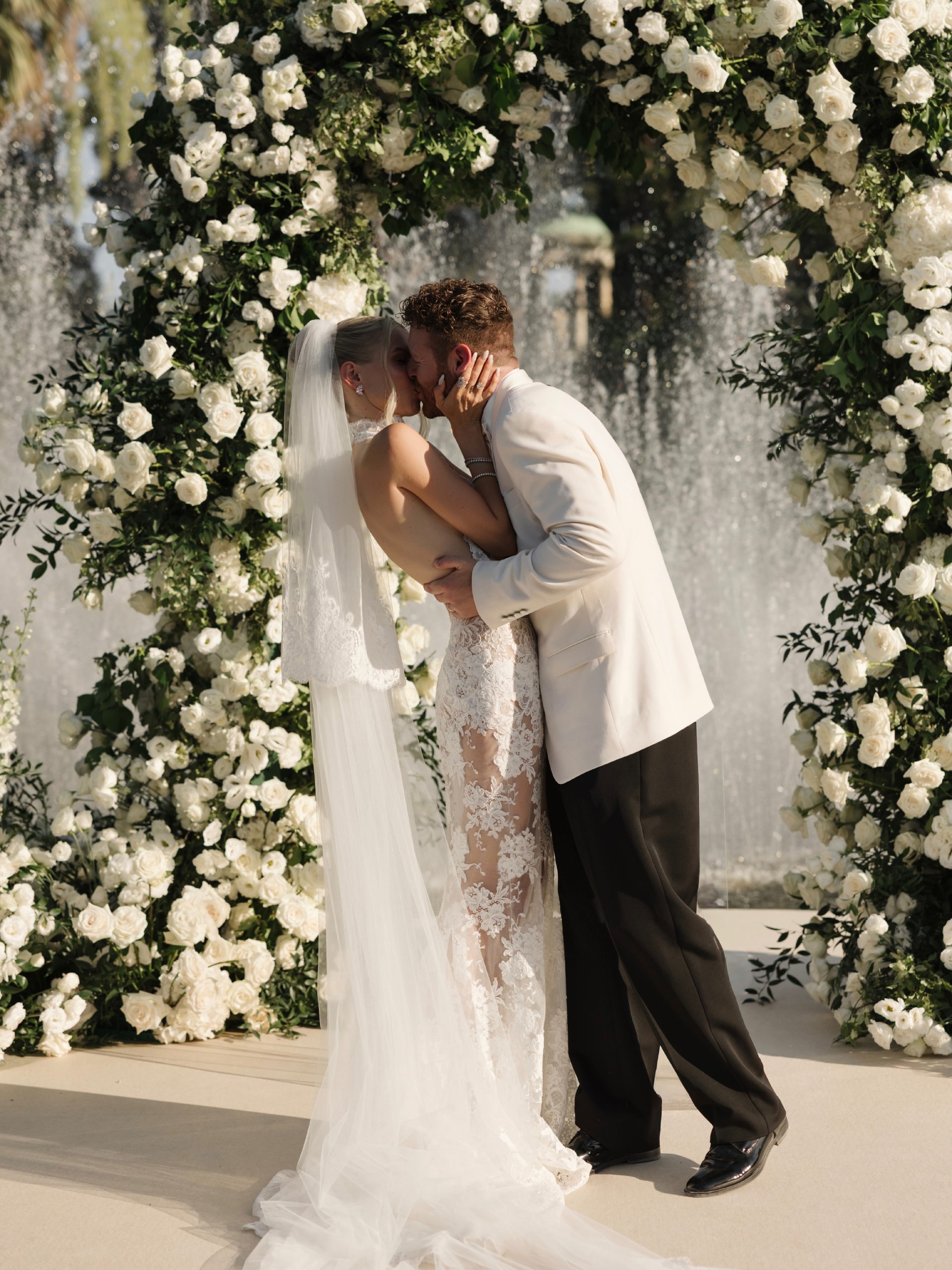 Leonie Hanne celebrated a fairytale wedding in France and shared the first photos