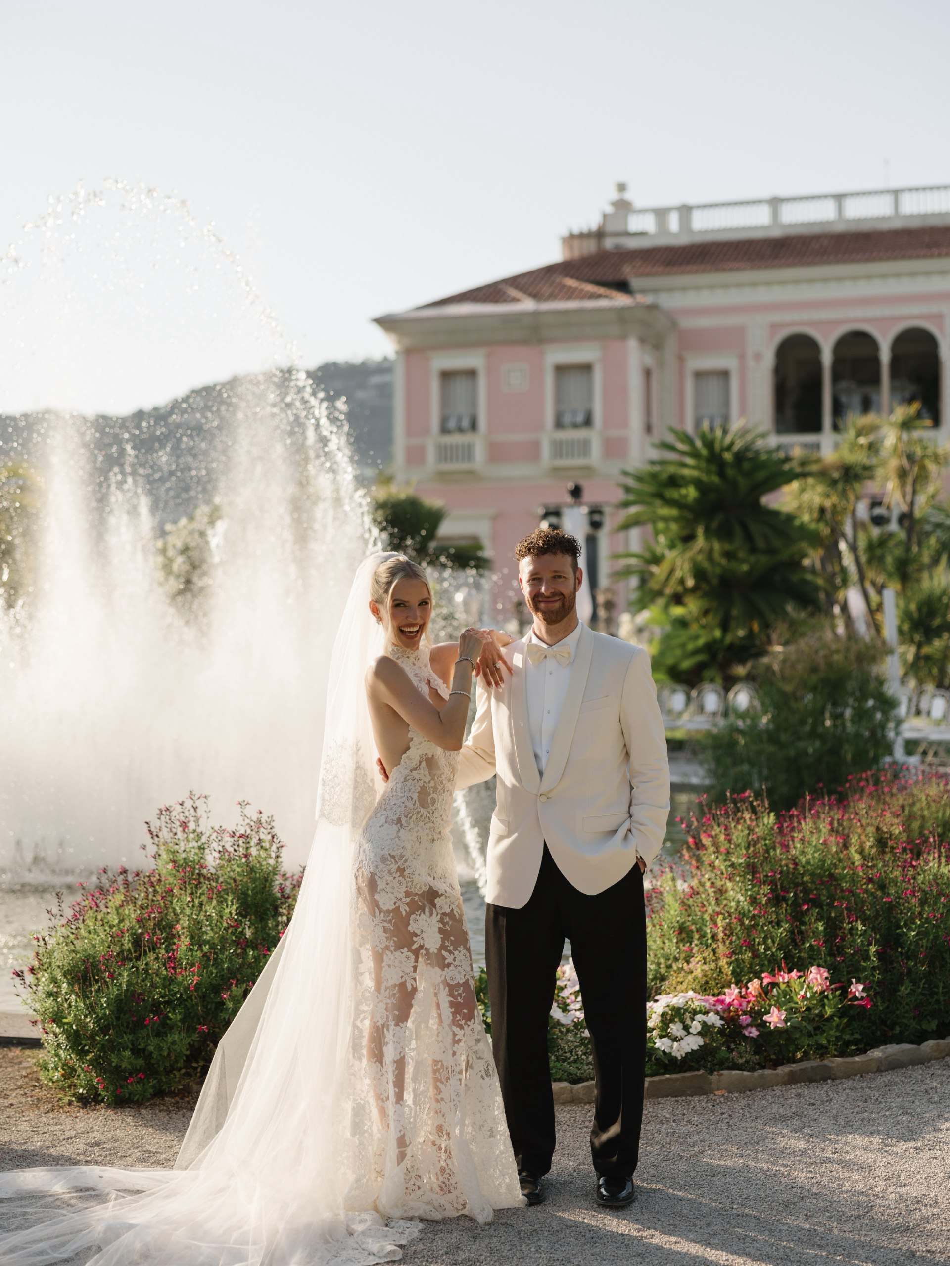 Leonie Hanne celebrated a fairytale wedding in France and shared the first photos