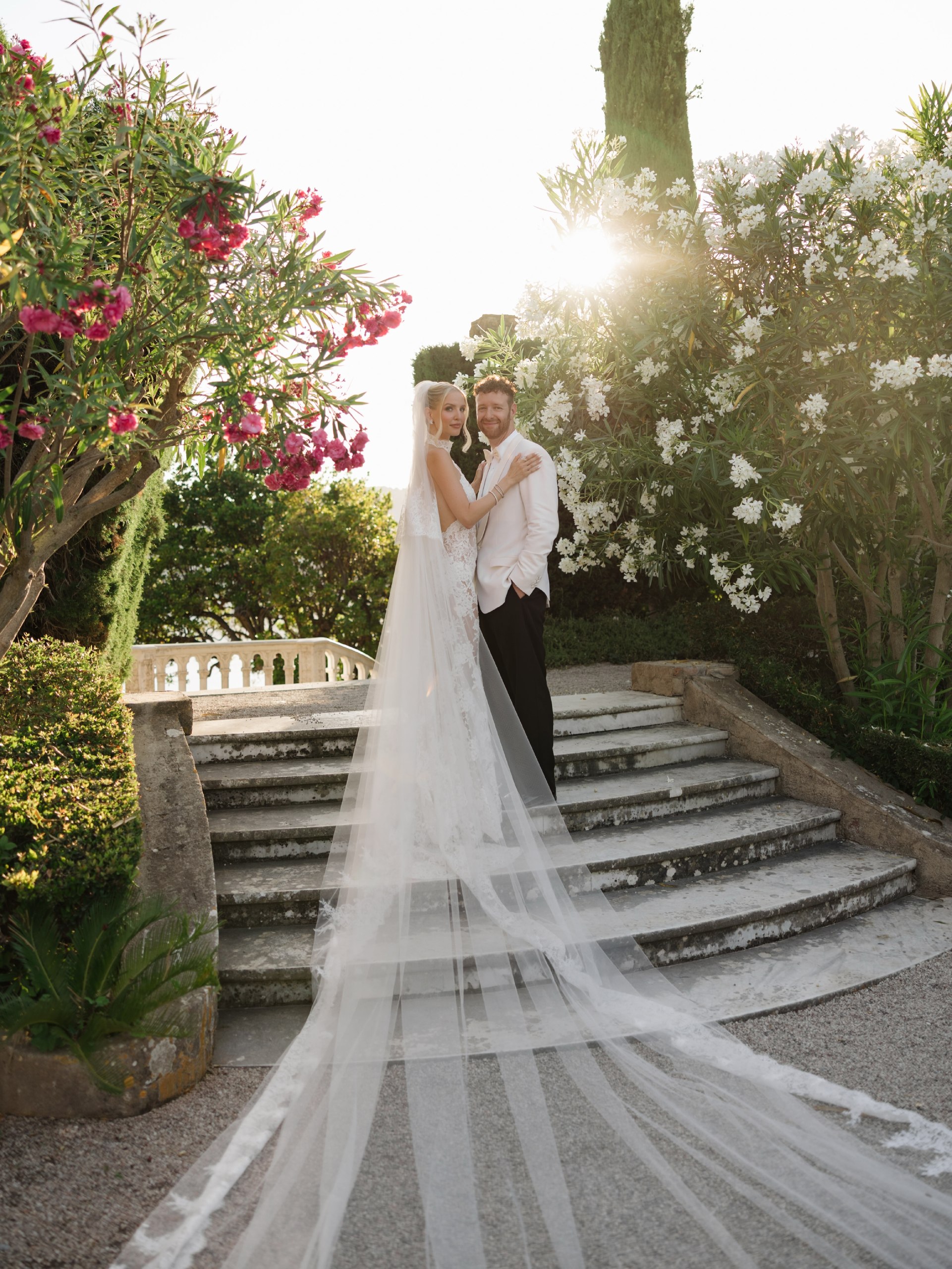 Leonie Hanne celebrated a fairytale wedding in France and shared the first photos