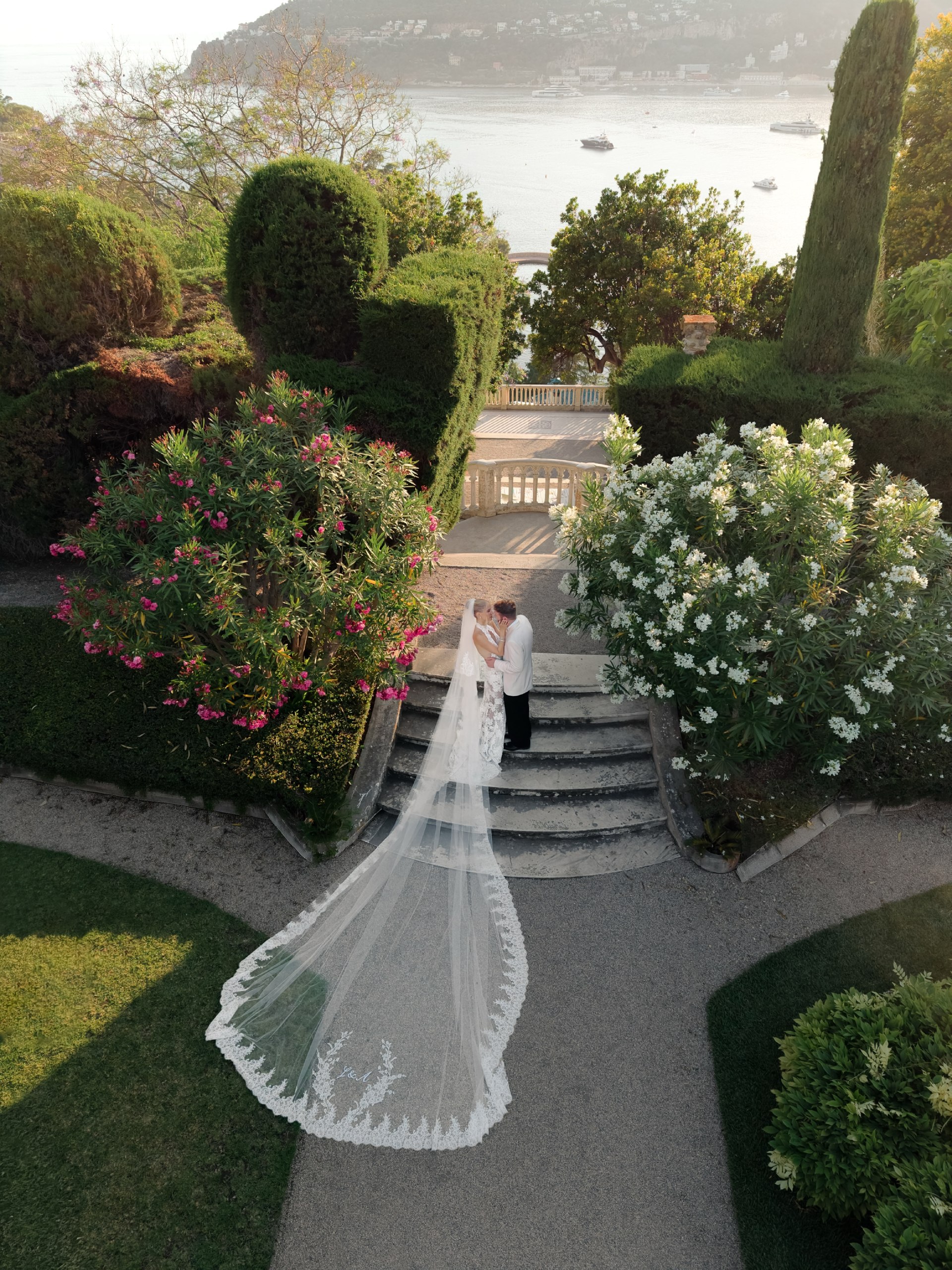 Leonie Hanne celebrated a fairytale wedding in France and shared the first photos
