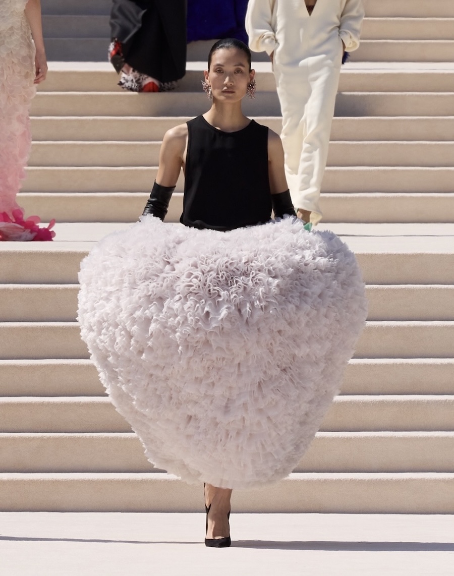 Hadid on the runway and unusual silhouettes: what made Pierpaolo Piccioli’s debut collection for Balenciaga stand out