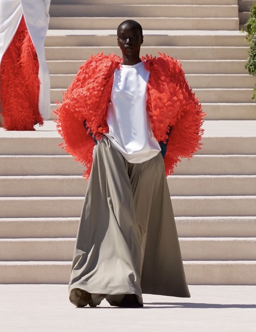Hadid on the runway and unusual silhouettes: what made Pierpaolo Piccioli’s debut collection for Balenciaga stand out