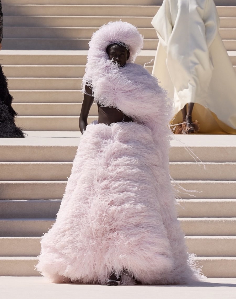 Hadid on the runway and unusual silhouettes: what made Pierpaolo Piccioli’s debut collection for Balenciaga stand out