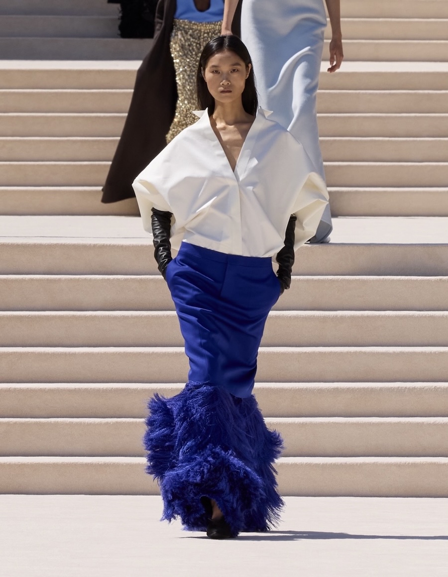 Hadid on the runway and unusual silhouettes: what made Pierpaolo Piccioli’s debut collection for Balenciaga stand out