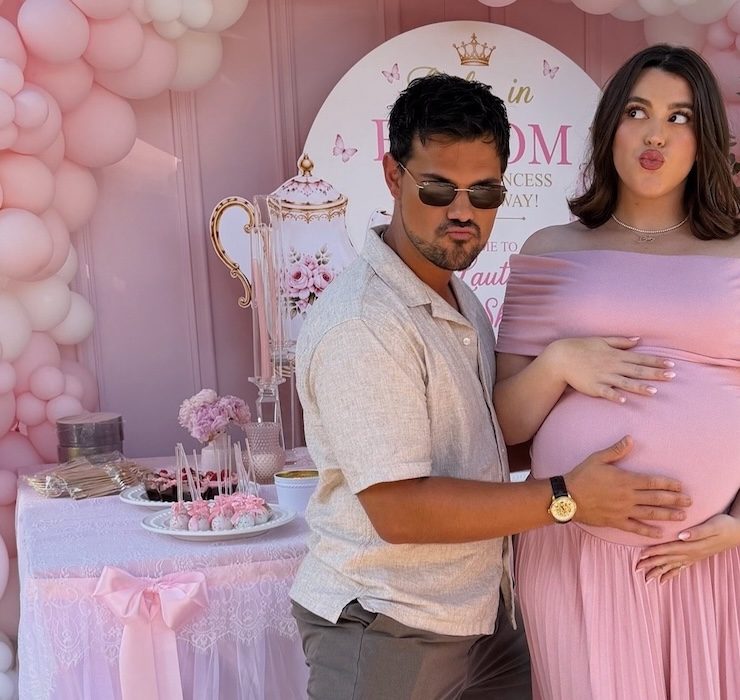Expecting their first child: Taylor Lautner and his wife hosted a colorful baby shower