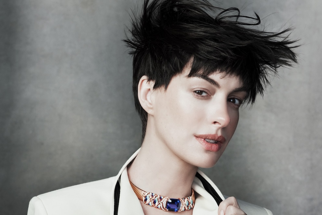 Almost unrecognizable: Anne Hathaway brings the short haircut back into fashion