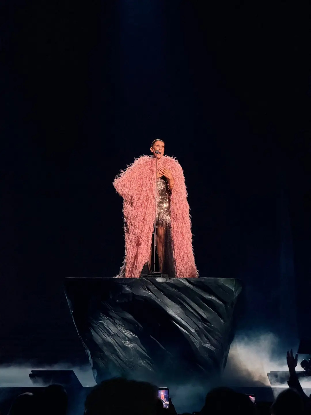 Celine Dions spektakuläres Bühnen-Comeback: Wir werfen einen Blick auf die Looks der Sängerin