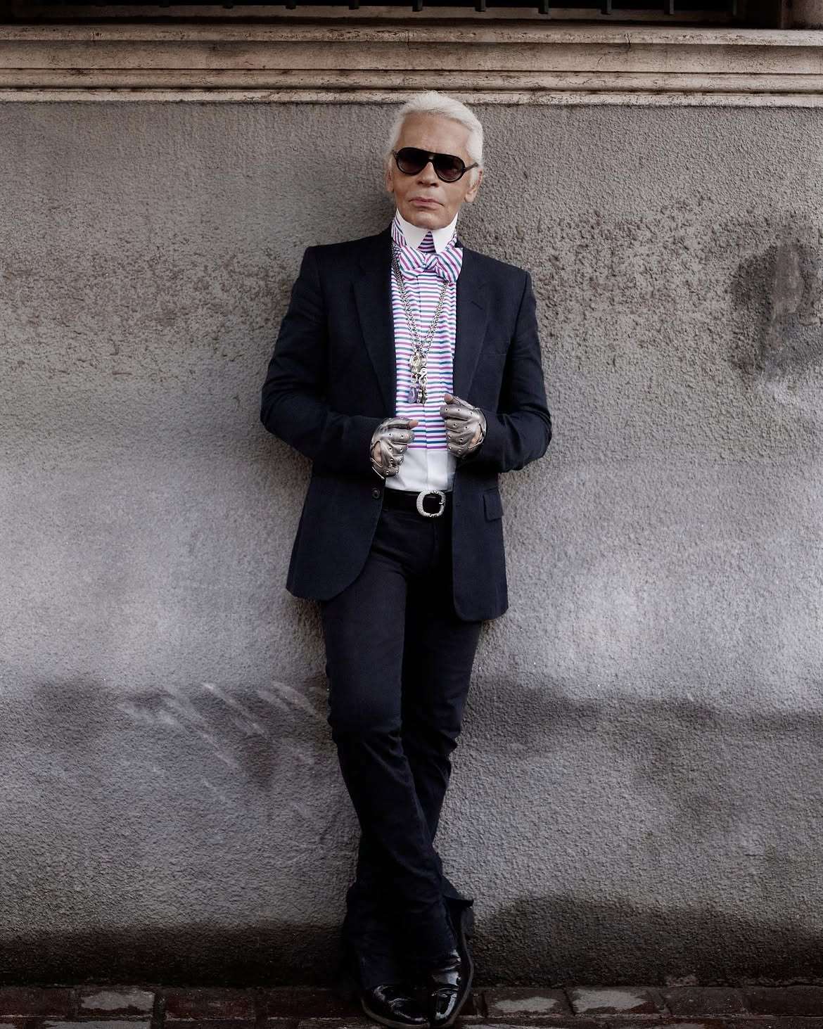 Wie Karl Lagerfeld den Kult um sein eigenes Image schuf