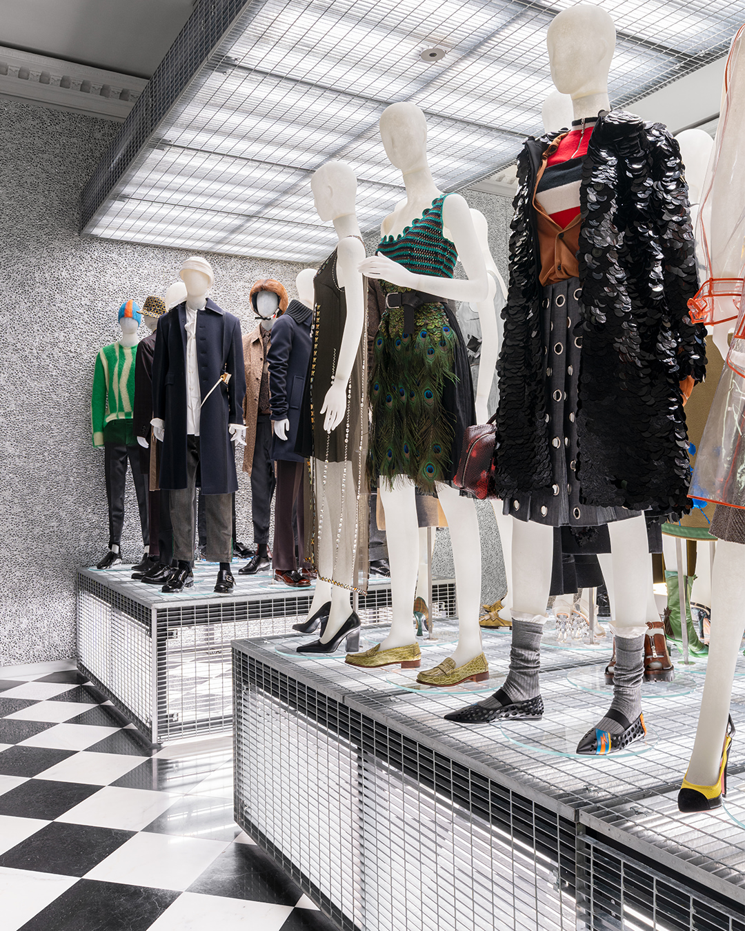 Die achtstöckige Prada Galleria in Mailand: Ein Blick in den neuen Raum der Marke
