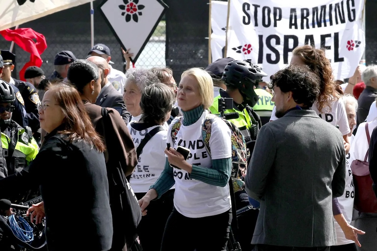 Susan Sarandon, 79, bei Protest in New York festgenommen