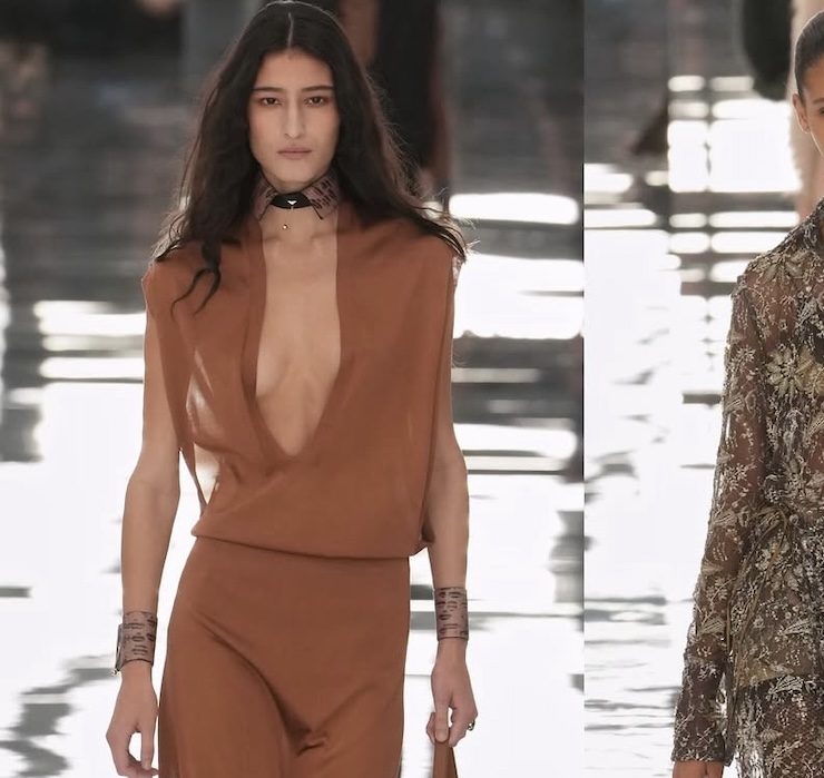 Spiegellabyrinth und sinnliche Looks: So lief die Fendi-Show in Milano