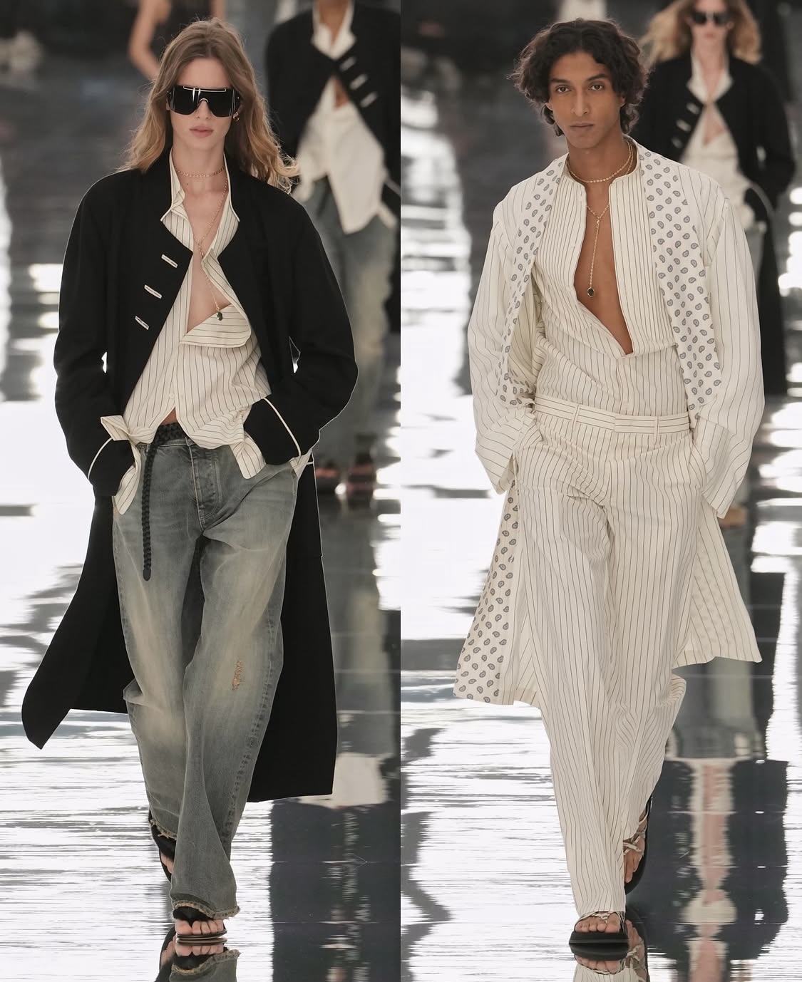 Spiegellabyrinth und sinnliche Looks: So lief die Fendi-Show in Milano